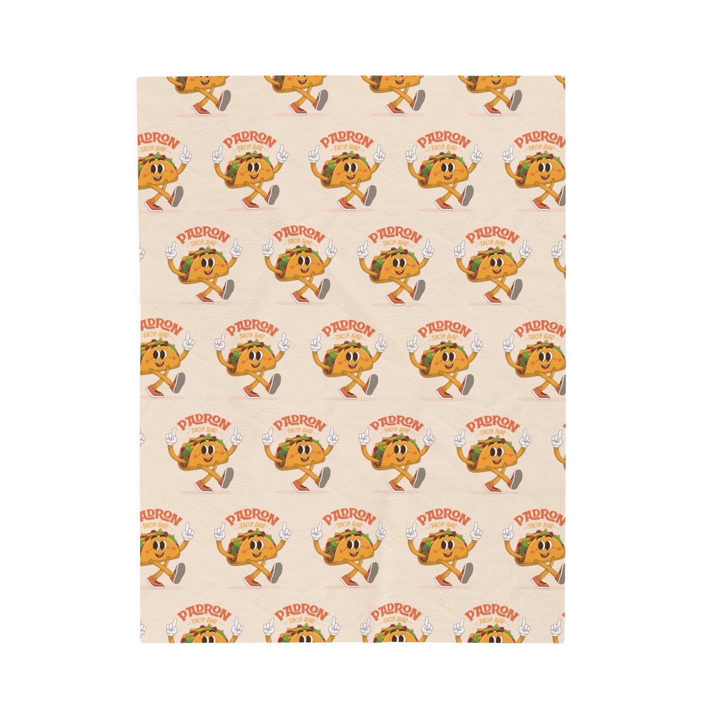 Padron Taco Velveteen Plush Blanket