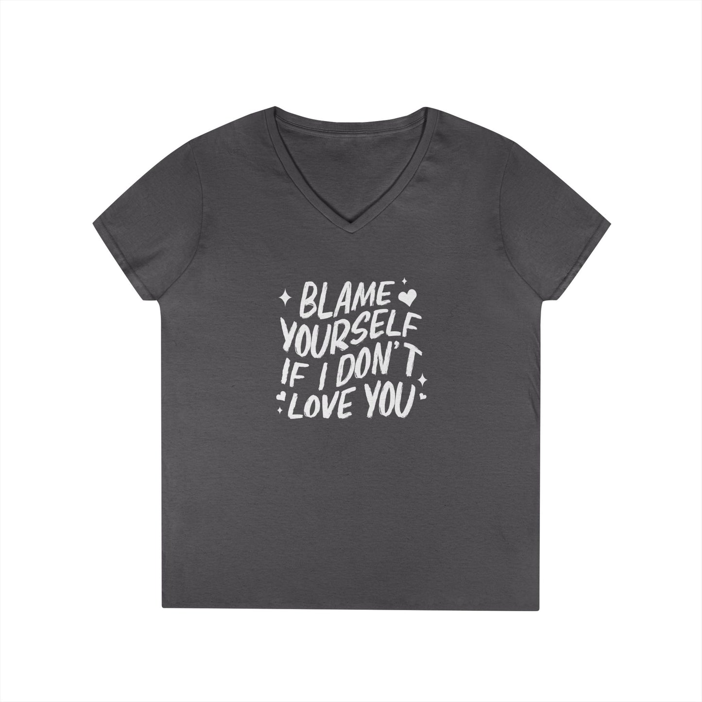 Blame Yourself Women's V-Neck T-shirt