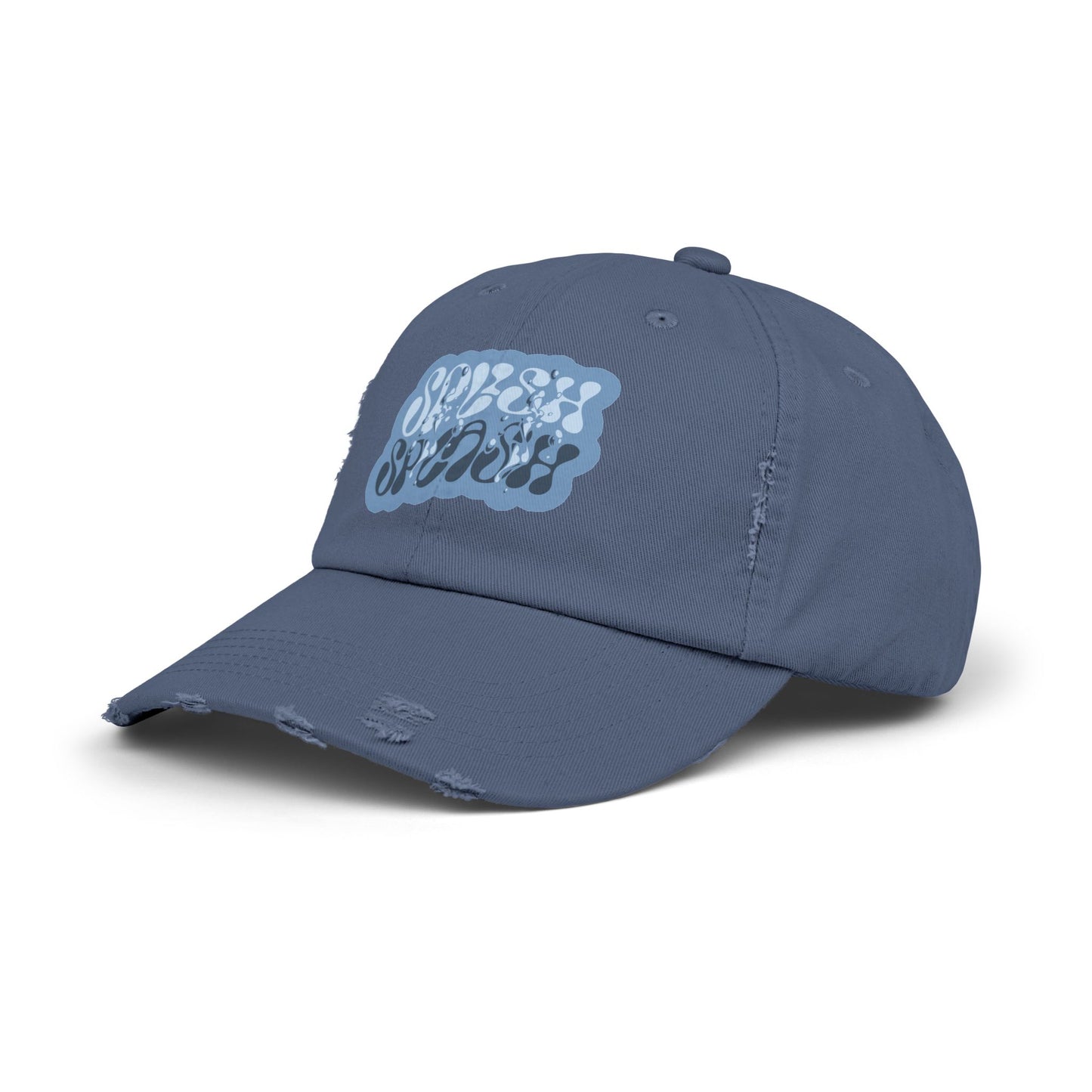 Splish Splash Wavy Distressed Dad Hat