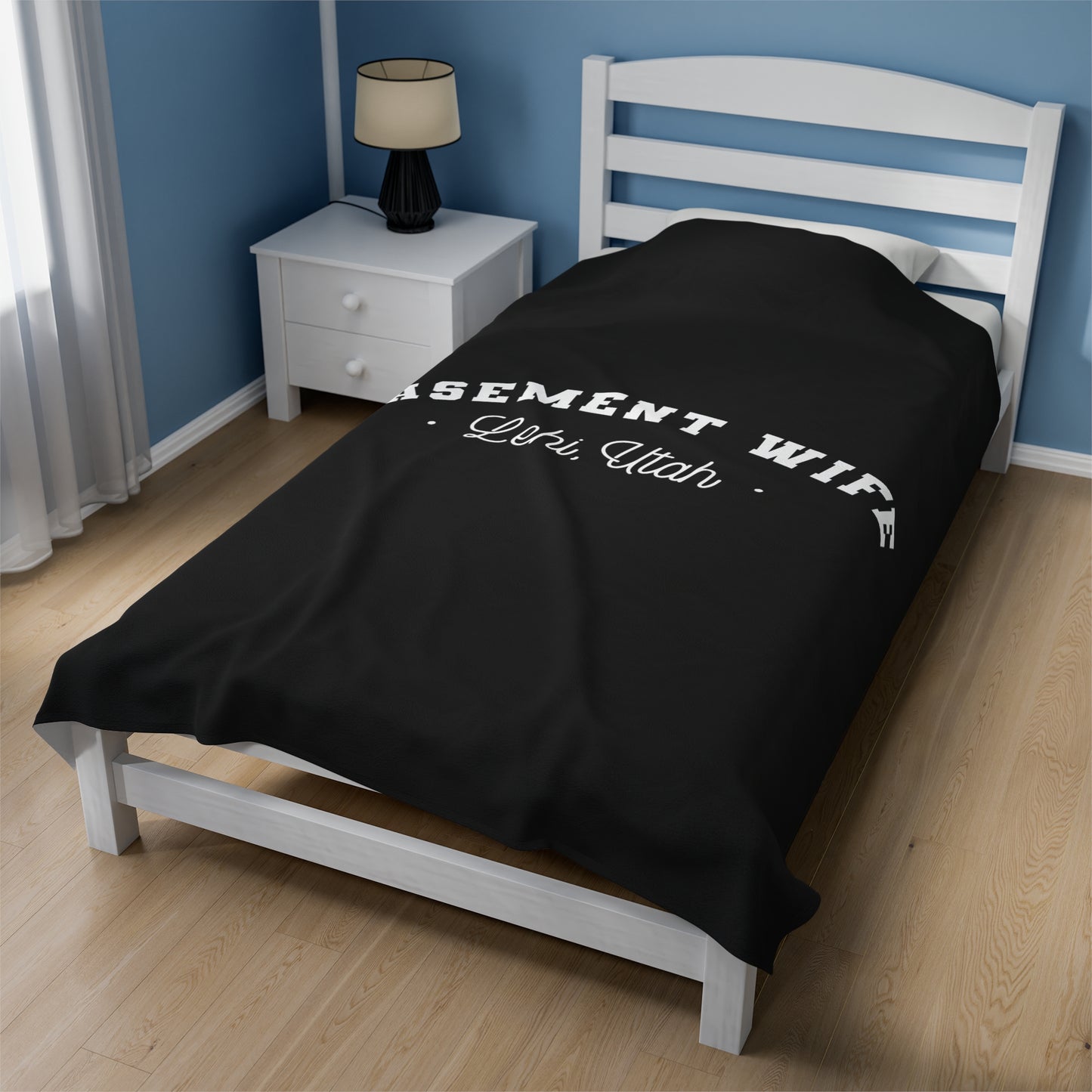 Basement Wife Velveteen Plush Blanket