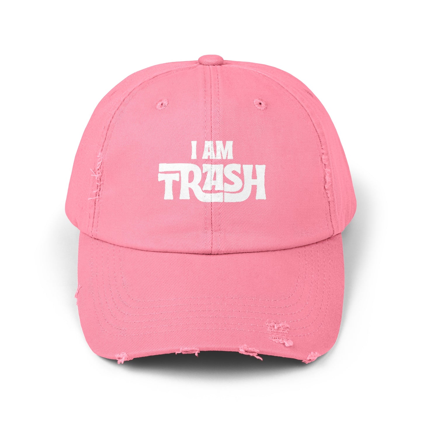 I am Trash Distressed Dad Hat