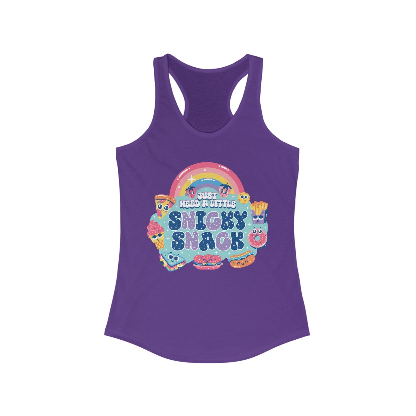 Just Need A Snicky Snack Women's Racerback Tank