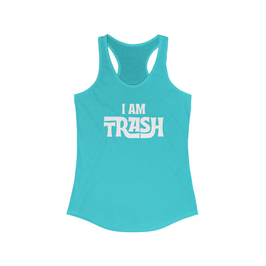 I Am Trash (Vibrants) Women's Racerback Tank