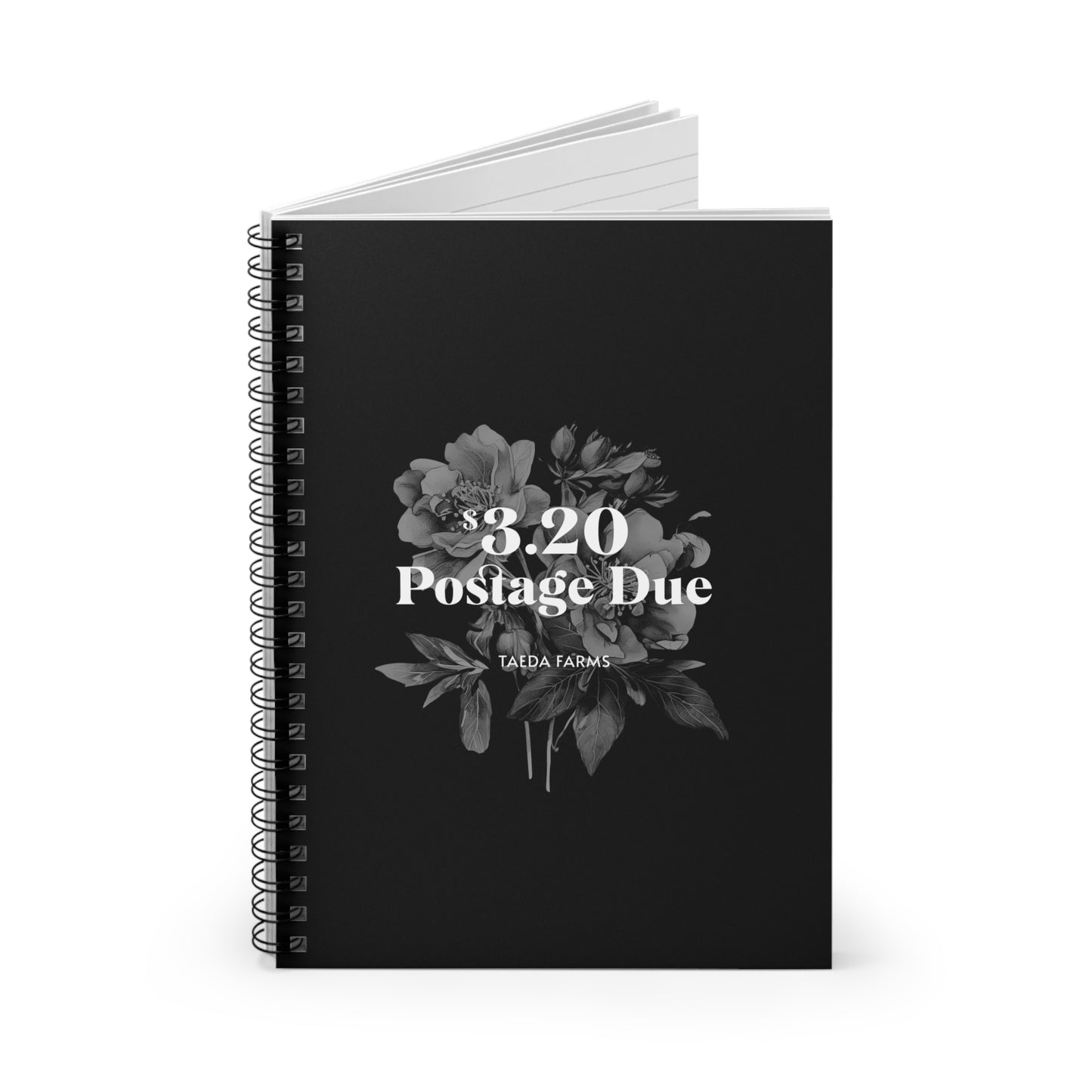 Postage Due Spiral Notebook