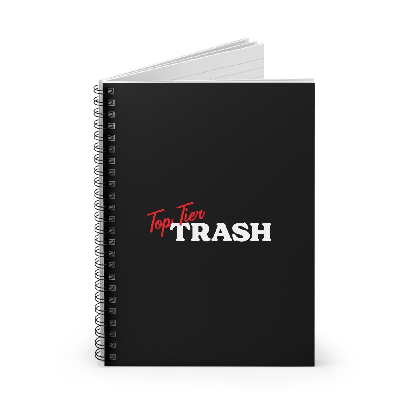 Top Tier Trash Spiral Notebook