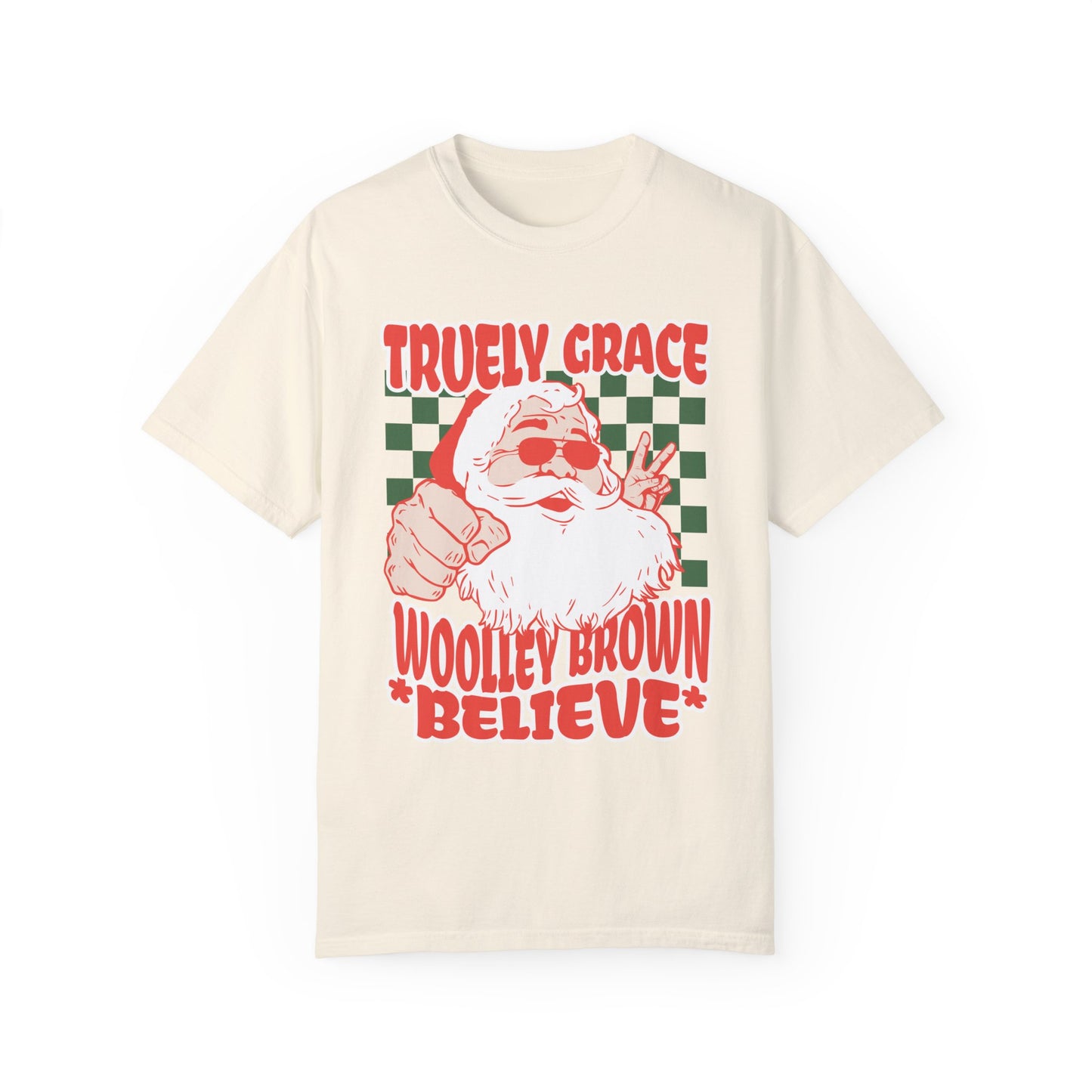 Truely Grace Woolley Brown Believe Retro T-shirt