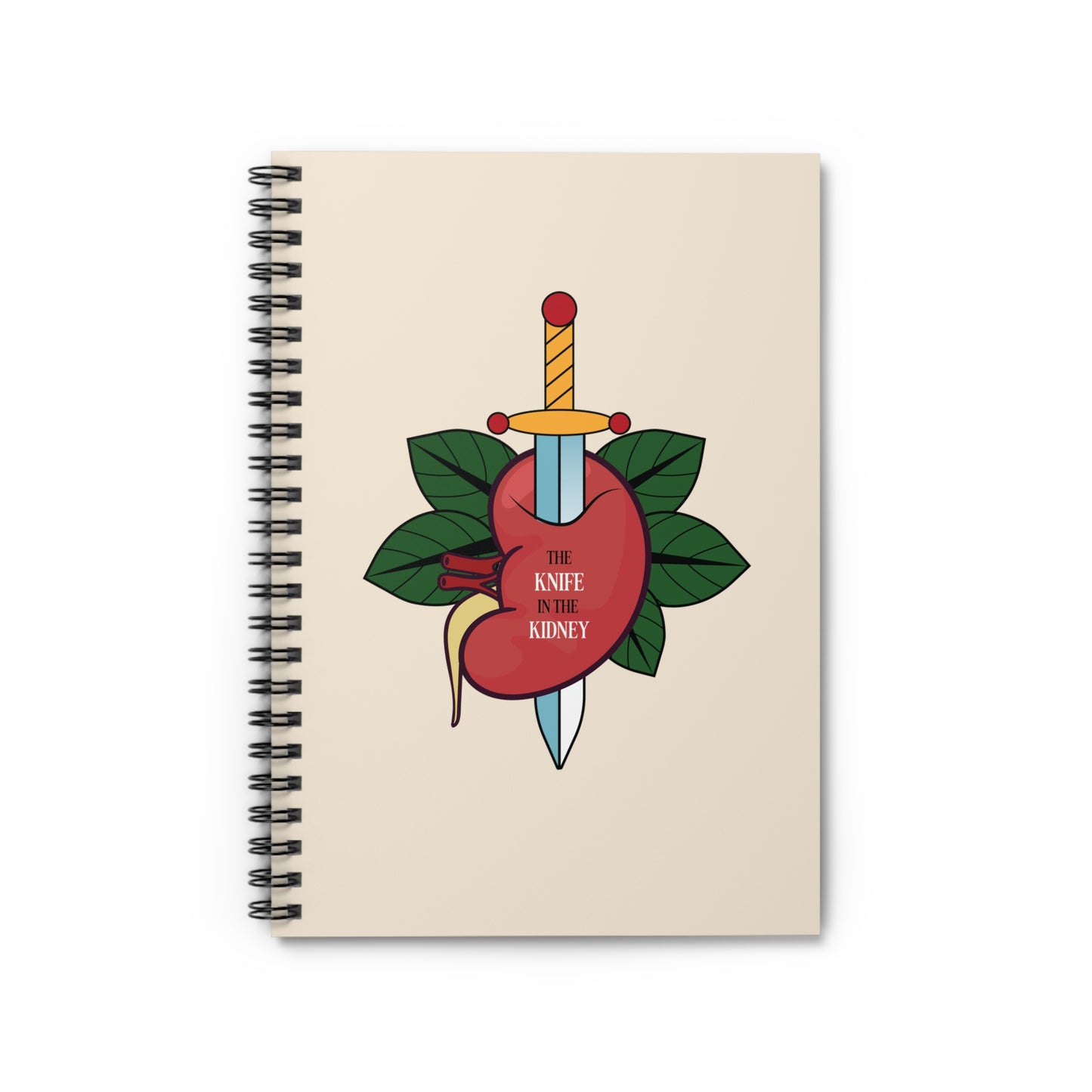 Knife In The Kidney Spiral Notebook