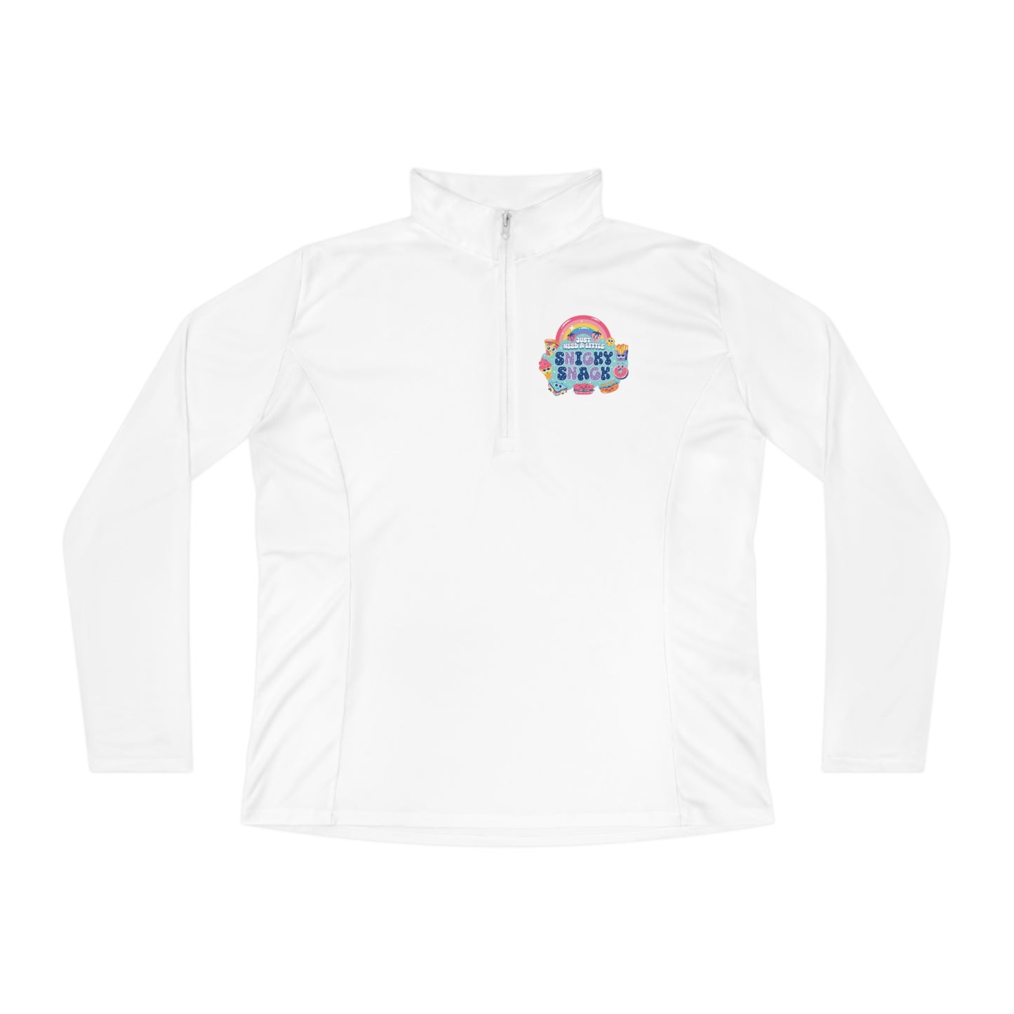 Just Need A Little Snicky Snack Women's Quarter-Zip Pullover