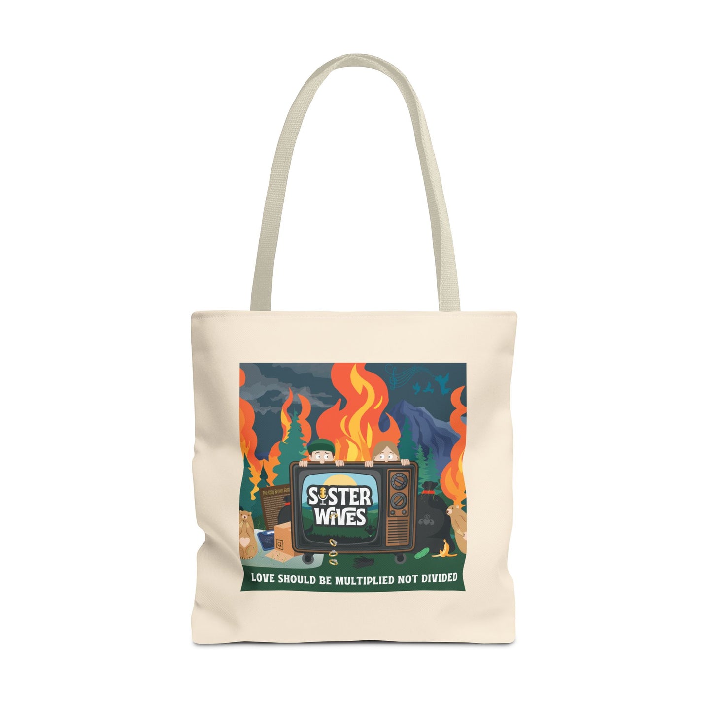 Sister Wives Pod Cover Art Logo Tote Bag