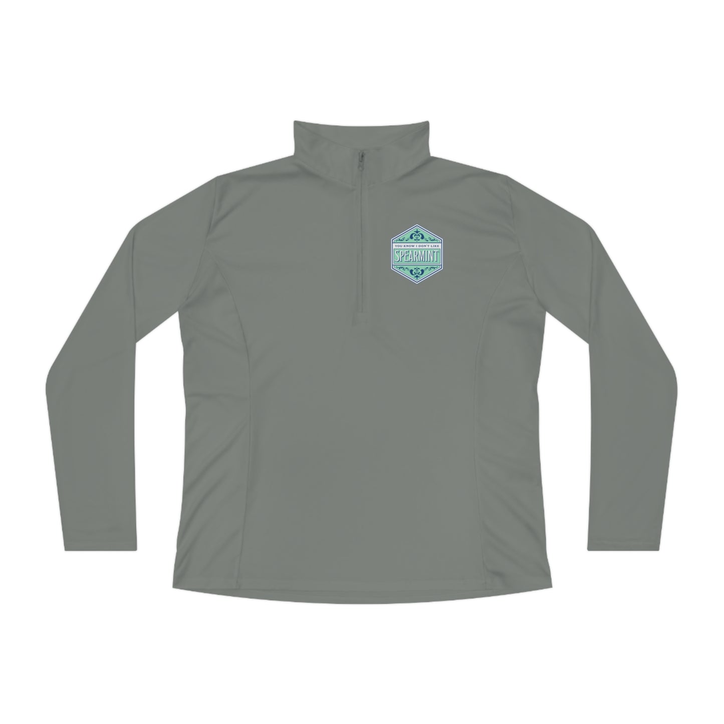 Spearmint Quarter-Zip Pullover