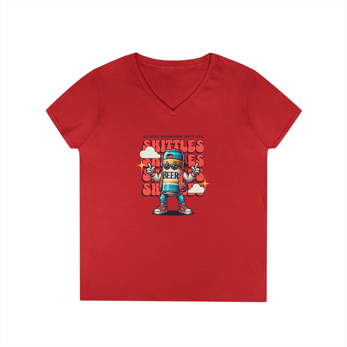 Skittles & Beer Women's V-Neck T-shirt