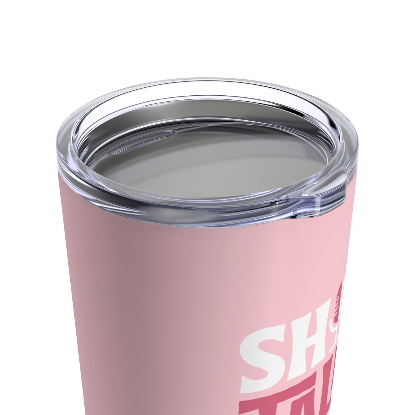 Shit Talk Podcast Tumbler (Pink)