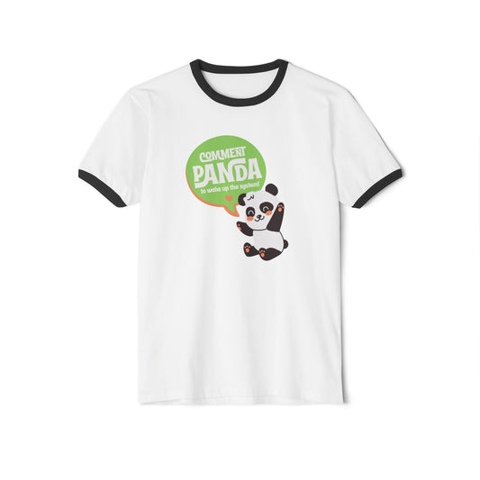 Comment Panda Ringer T-Shirt