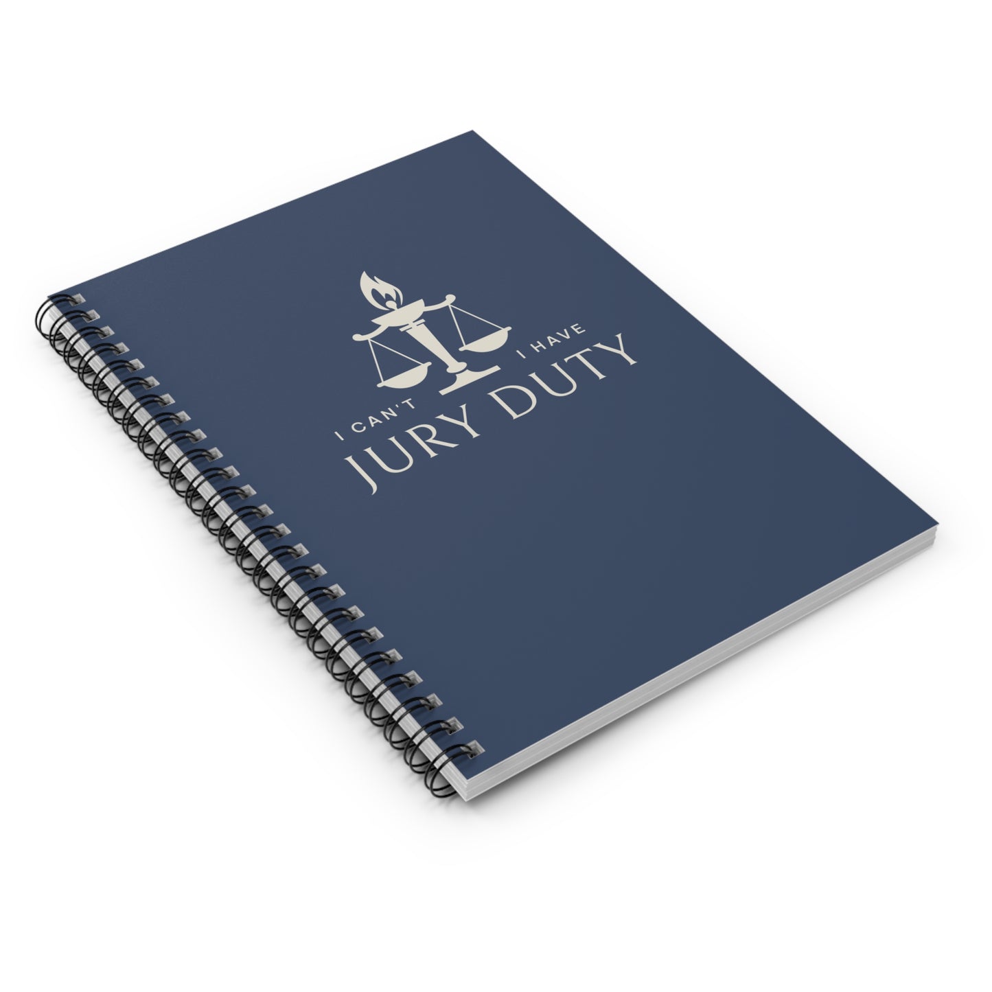 Jury Duty Spiral Notebook