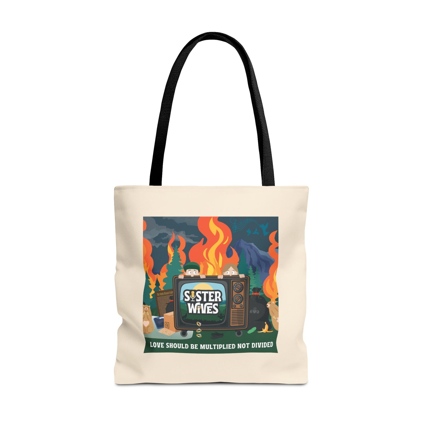 Sister Wives Pod Cover Art Logo Tote Bag