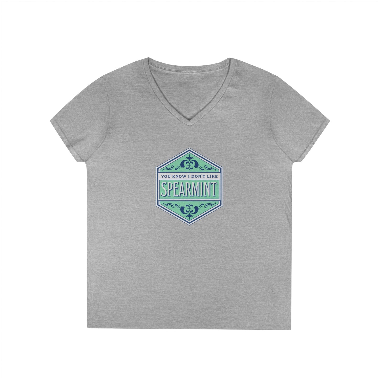 Spearmint V-Neck Tee