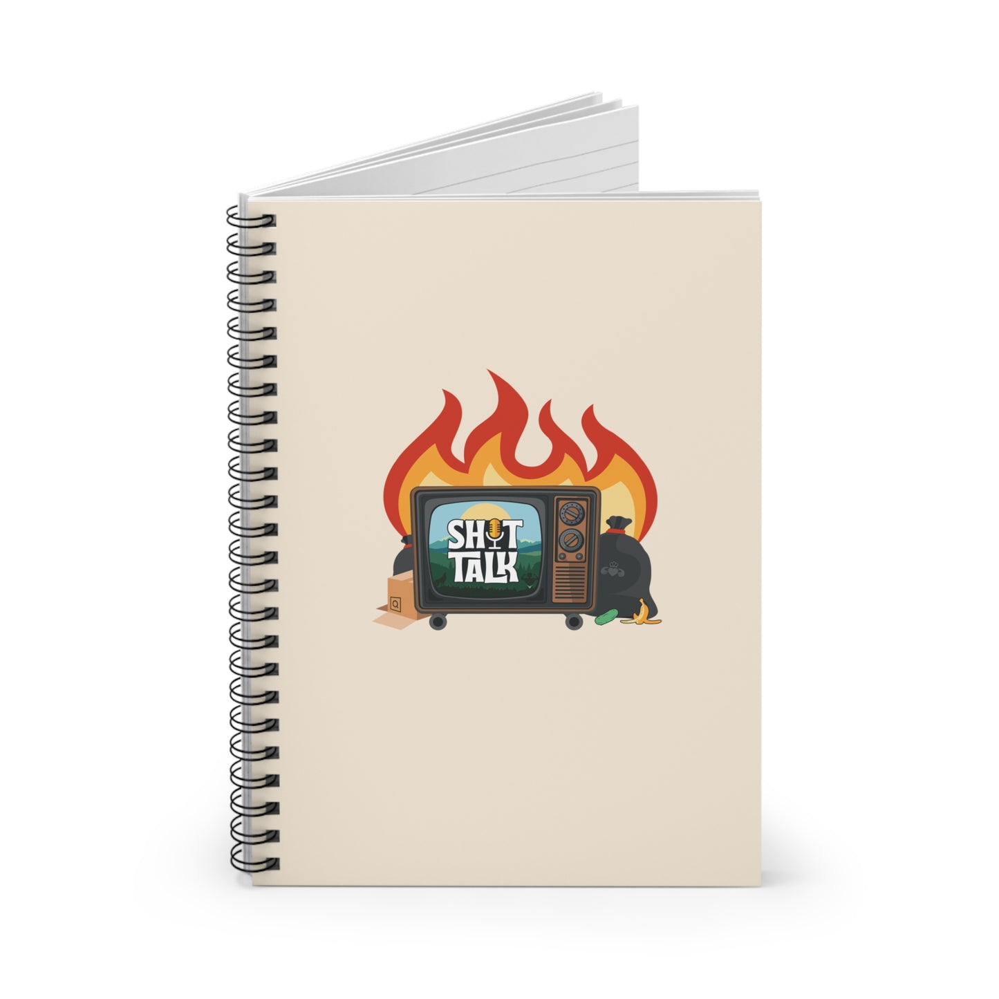 Shit Talk Classic Logo Spiral Notebook