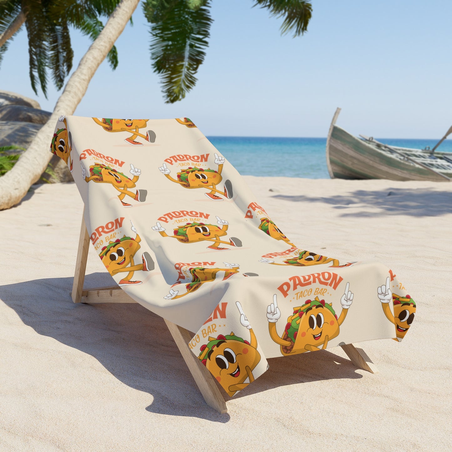 Padron Taco Beach Towel