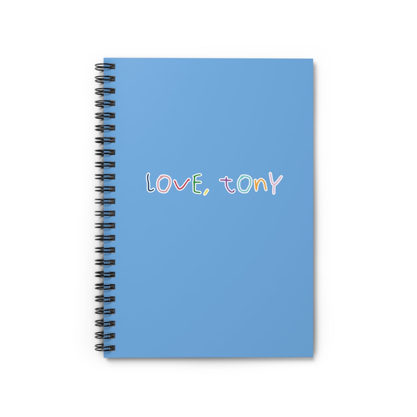 Love, Tony Spiral Notebook