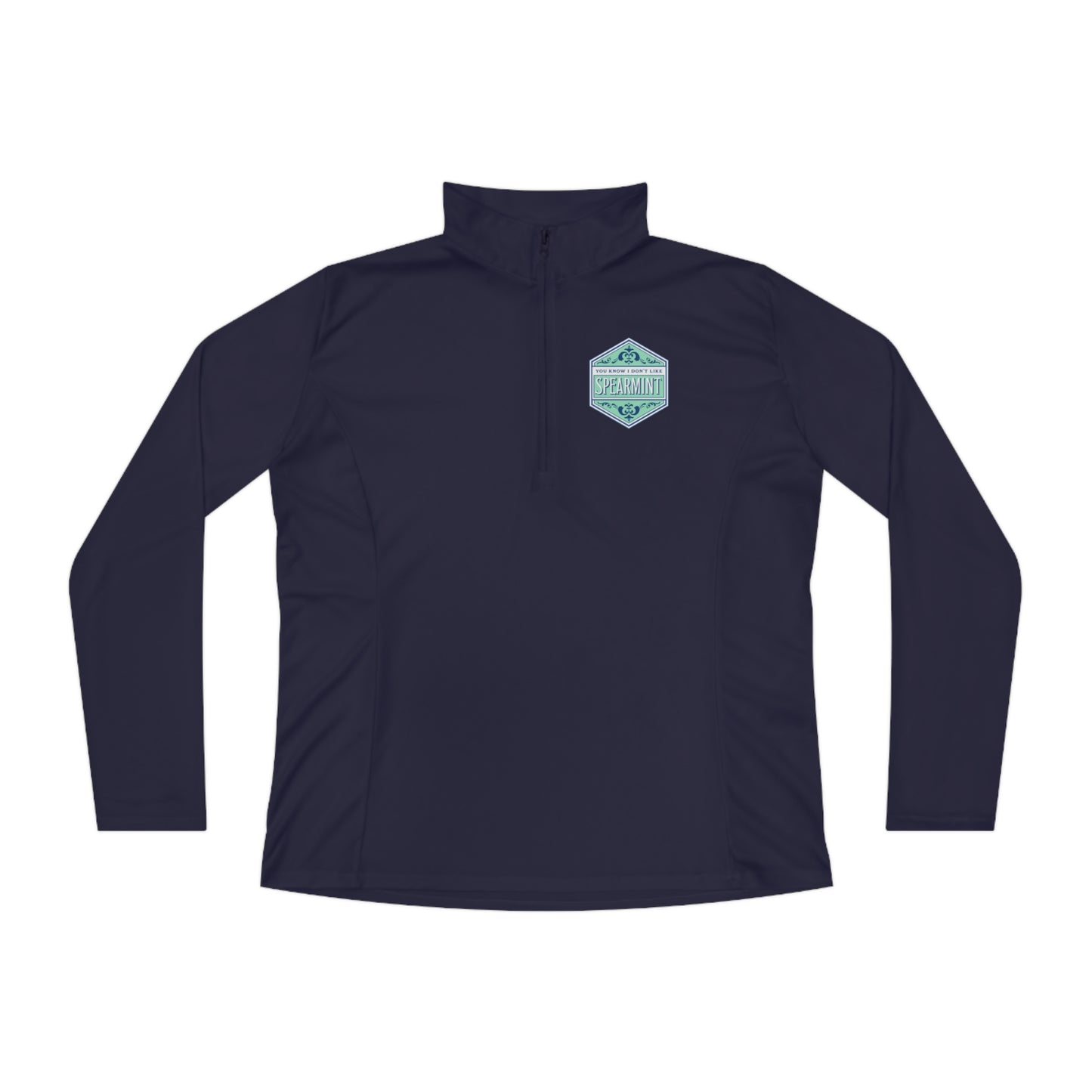 Spearmint Quarter-Zip Pullover