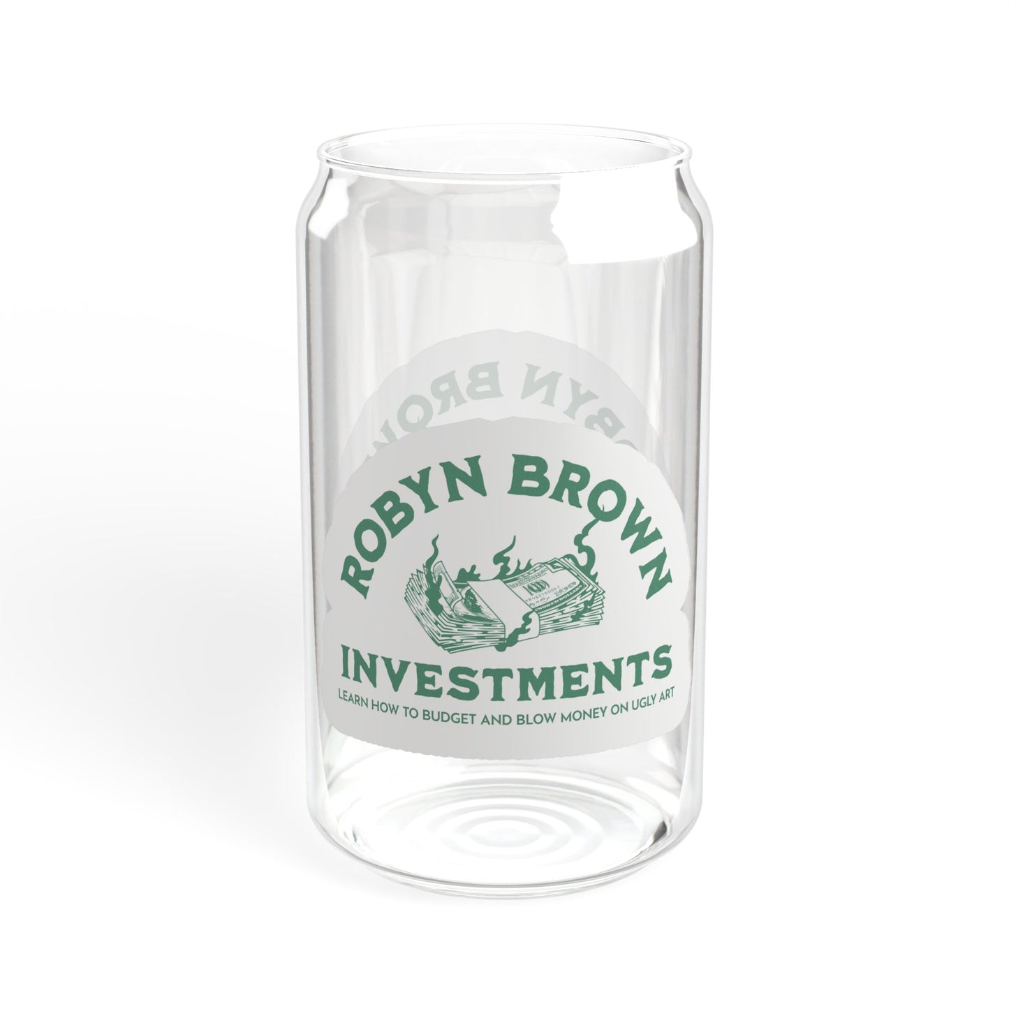 Robyn Brown Investments Sipper Glass