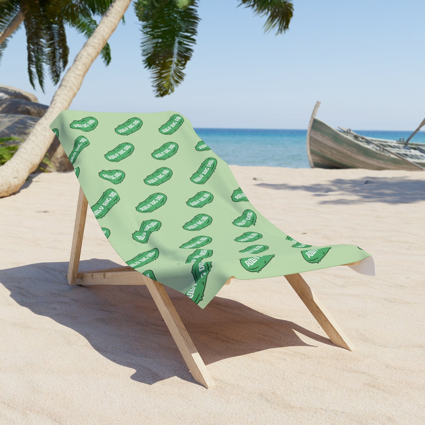 Rilly Big Dill Beach Towel