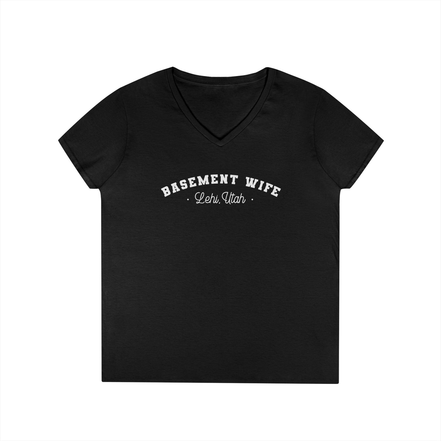 Basement Wife Women's V-Neck T-shirt