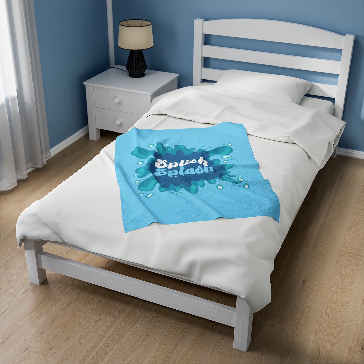 Splish Splash Velveteen Plush Blanket