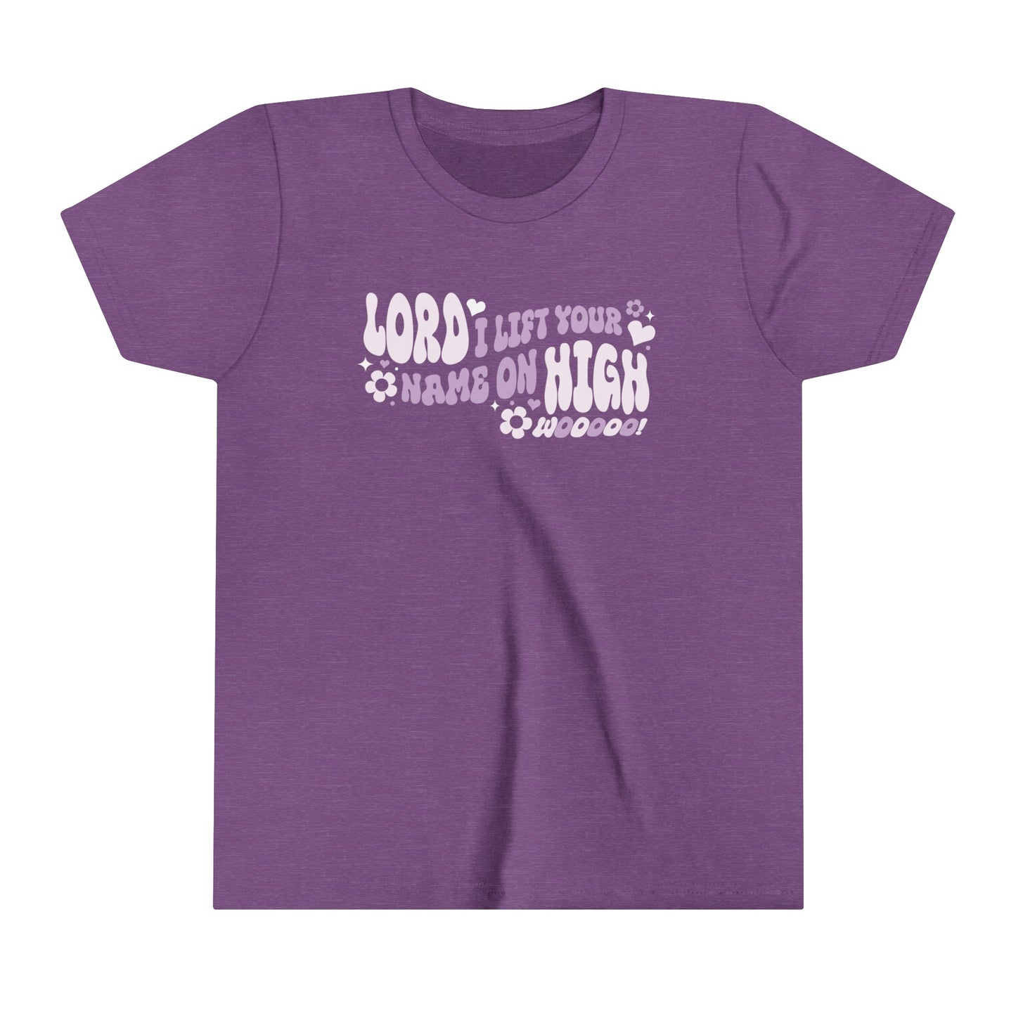 Lord I Lift Your Name on High Youth Short Sleeve T-Shirt