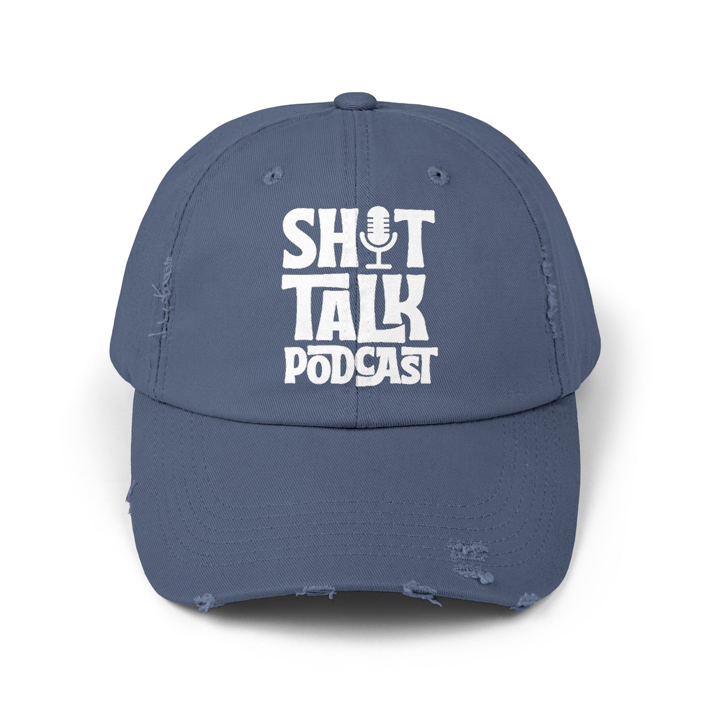 Shit Talk Podcast Logo Distressed Dad Hat