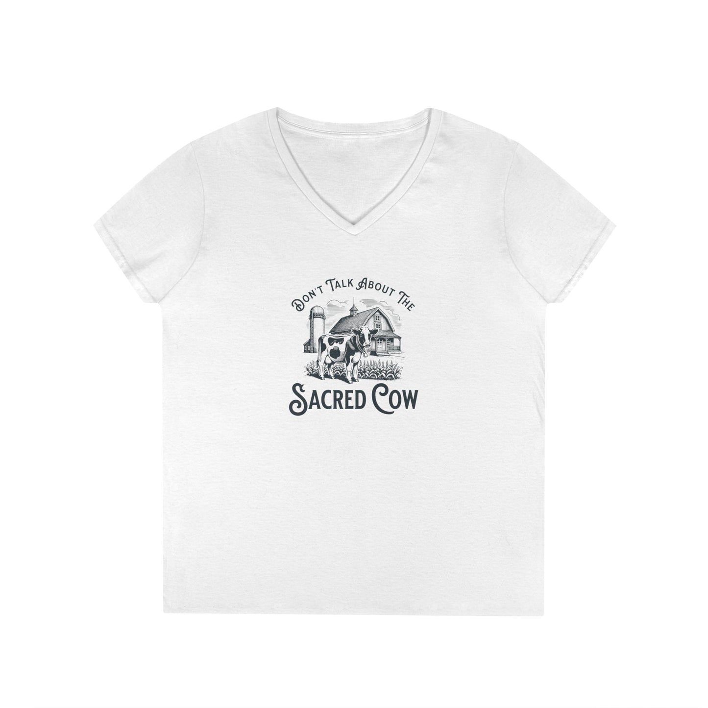 Sacred Cow V-Neck Tee