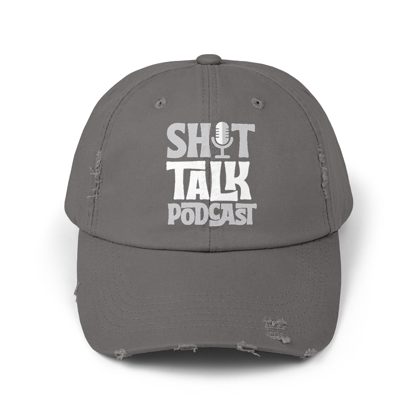 Shit Talk Podcast Logo Distressed Dad Hat