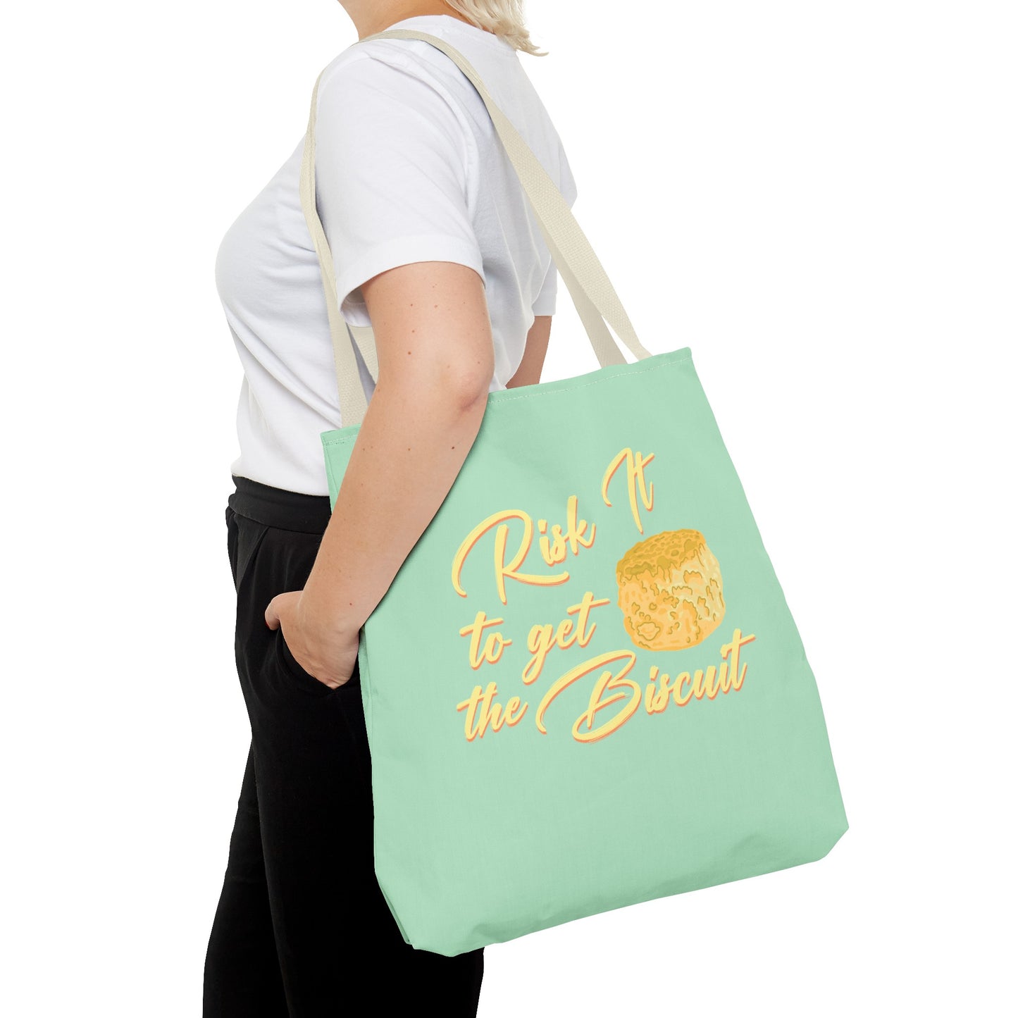 Risk It To Get The Biscuit Tote Bag