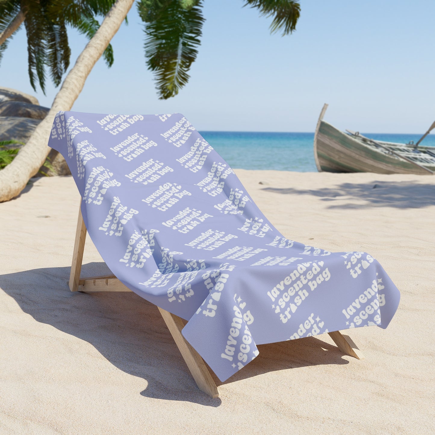 Lavender Scented Beach Towel