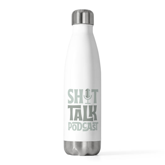 Shit Talk Podcast Water Bottle - Gray Tones