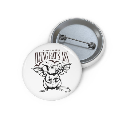 Flying Rat's Ass Button Pin