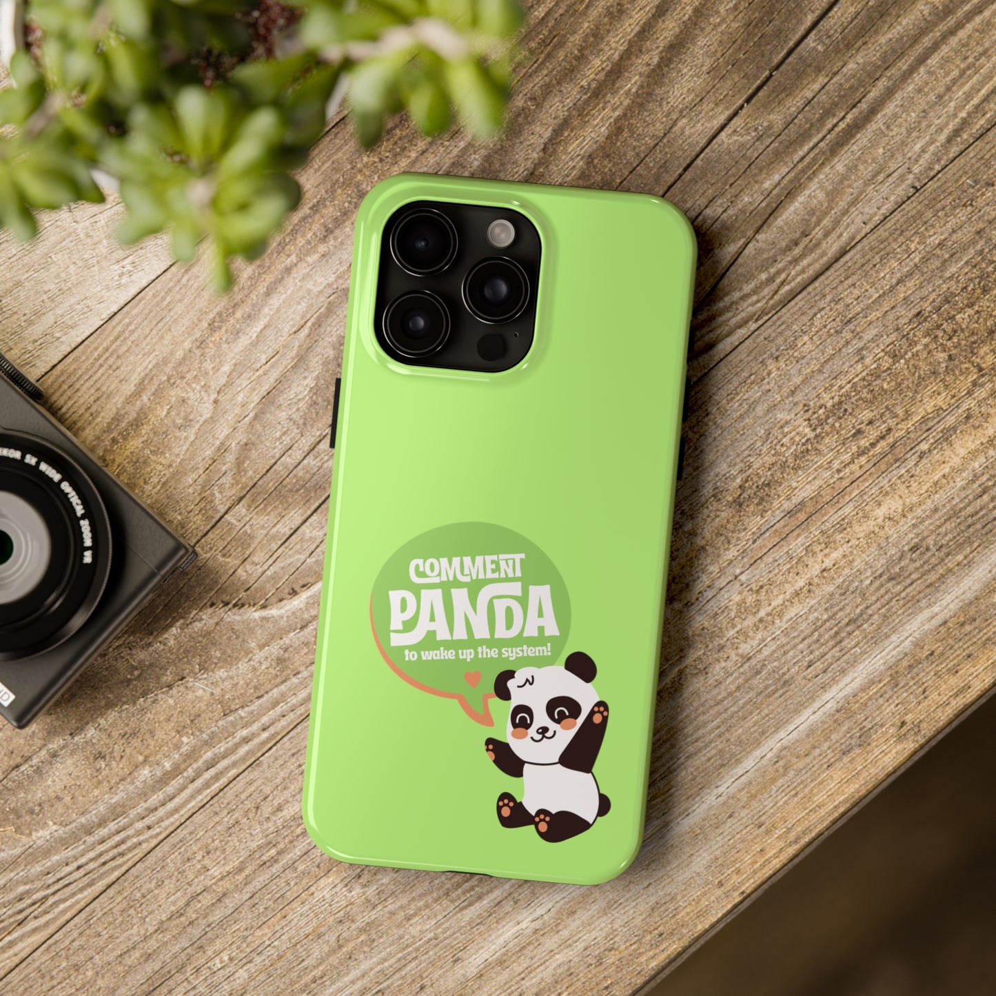 Comment PANDA iPhone Case