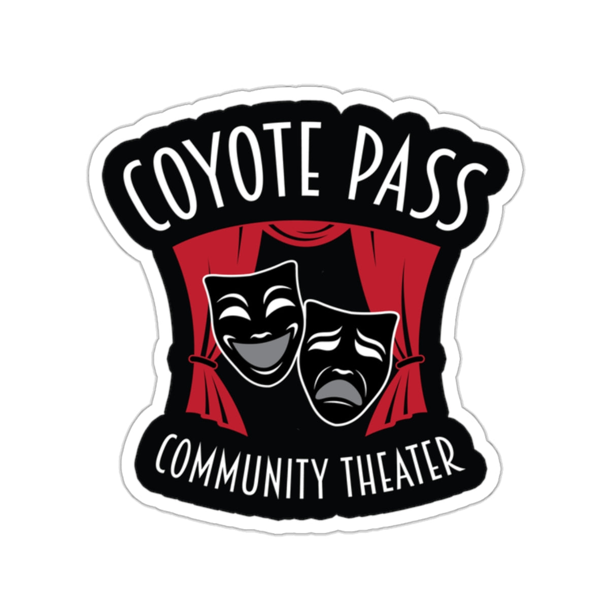 Coyote Pass Community Theater Sticker