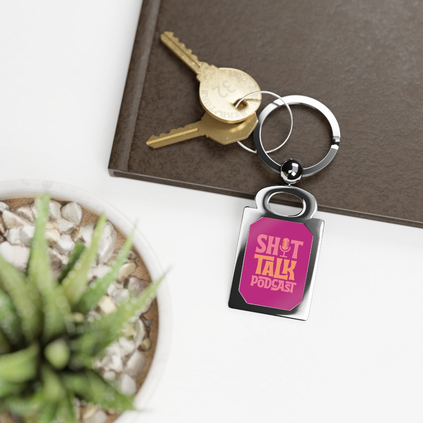 Shit Talk Podcast Logo Keychain