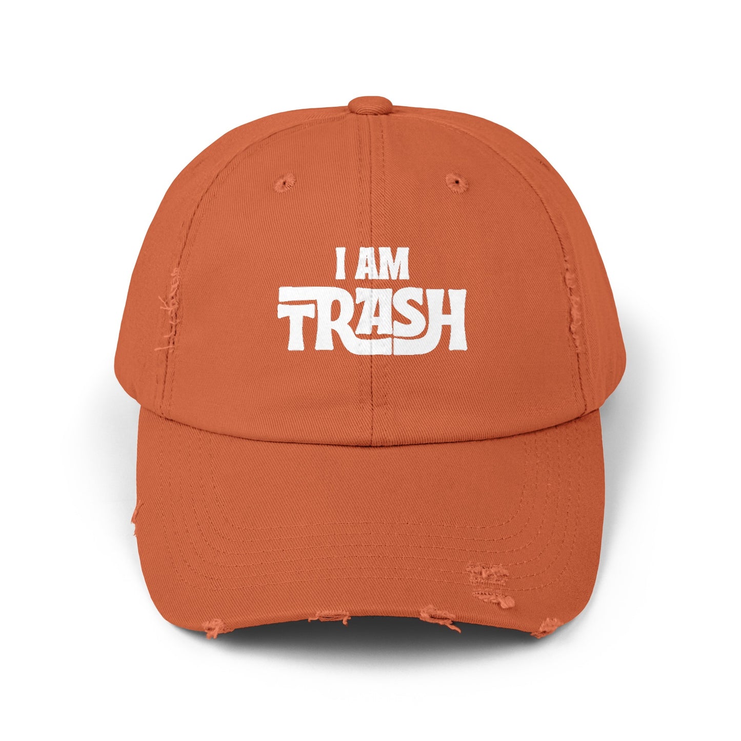 I am Trash Distressed Dad Hat