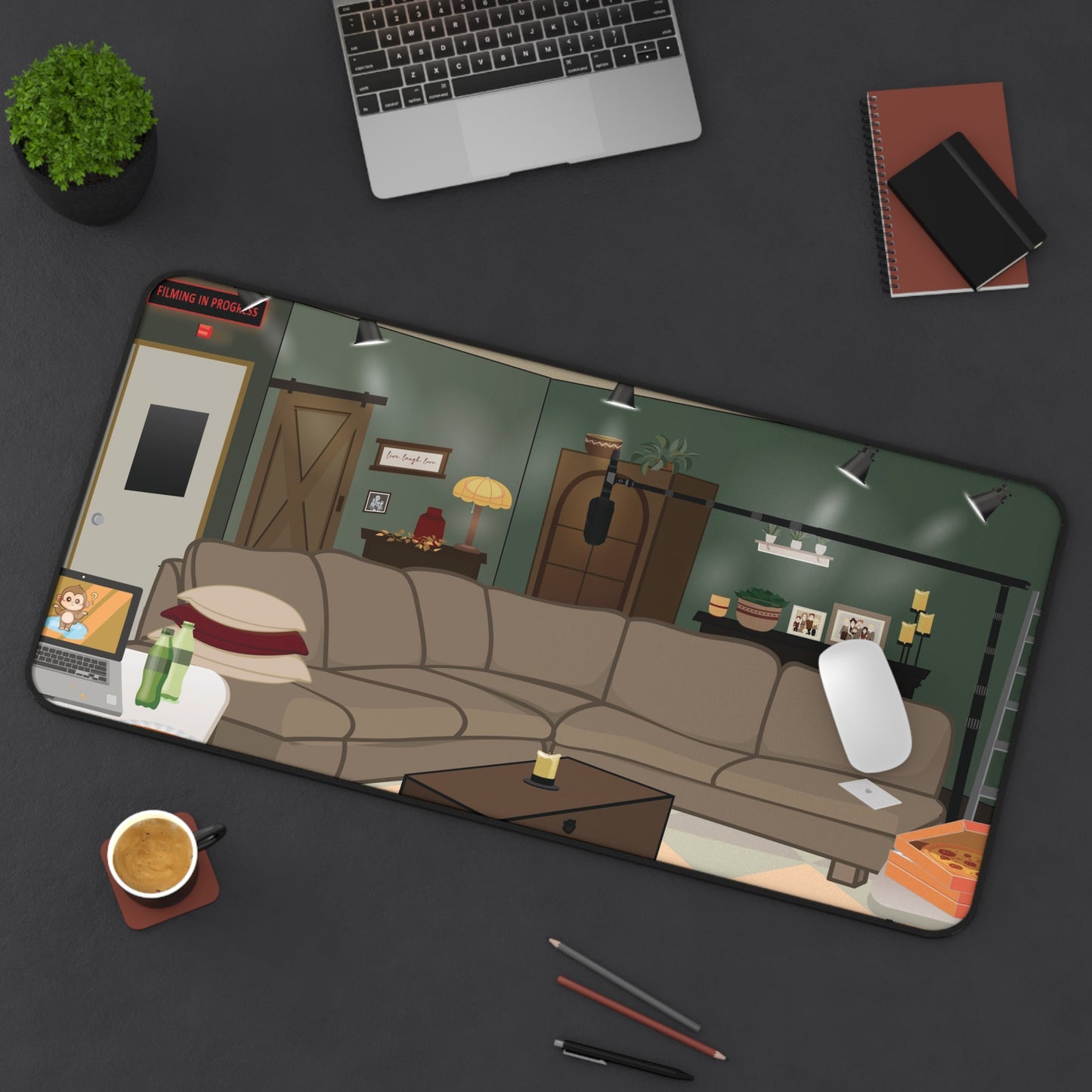 Oversized Desk Mat - Confessional Room