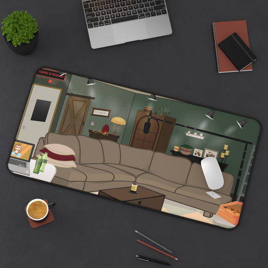 Oversized Desk Mat - Confessional Room