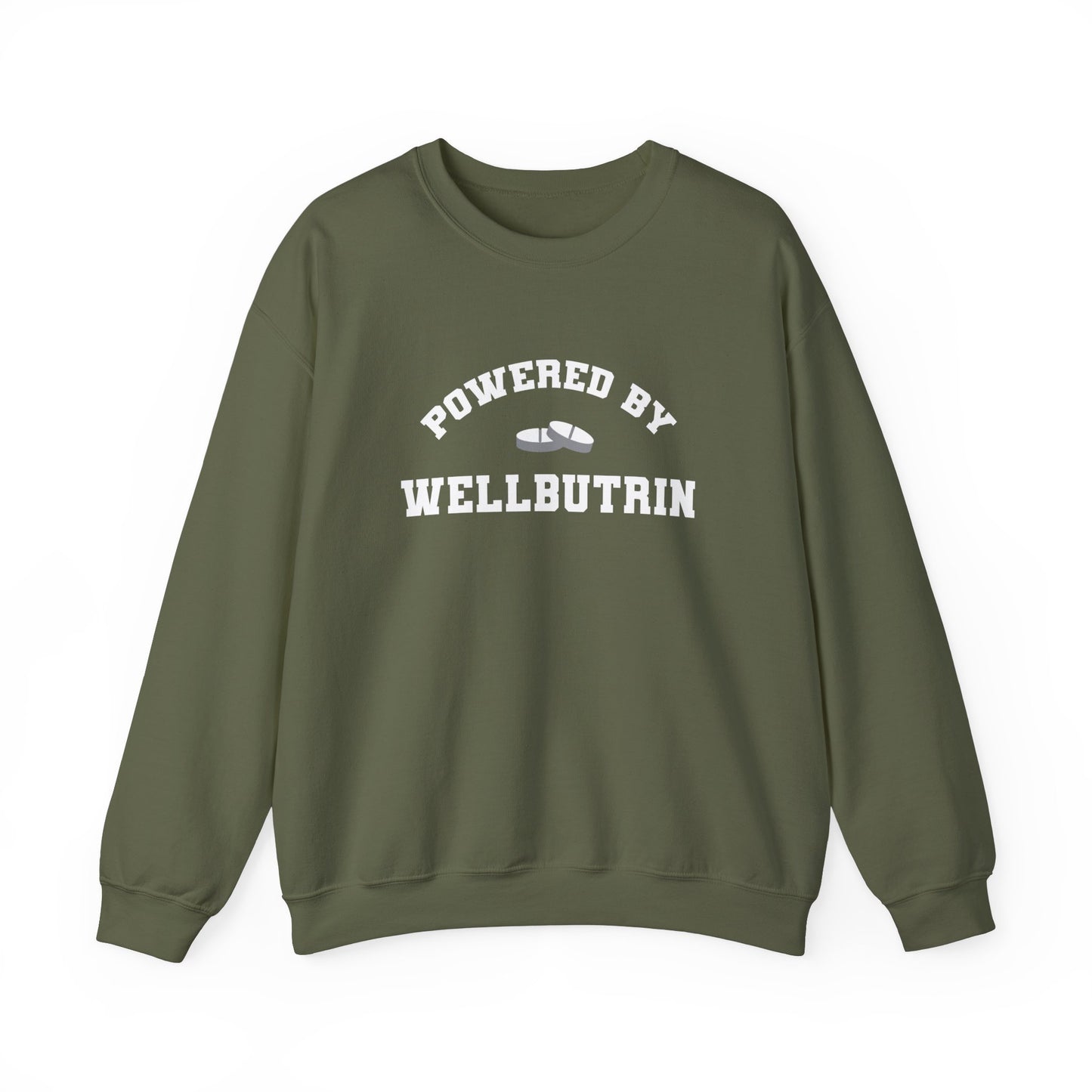 Powered By Wellbutrin Crewneck