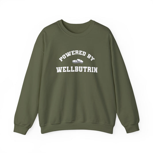 Powered By Wellbutrin Crewneck