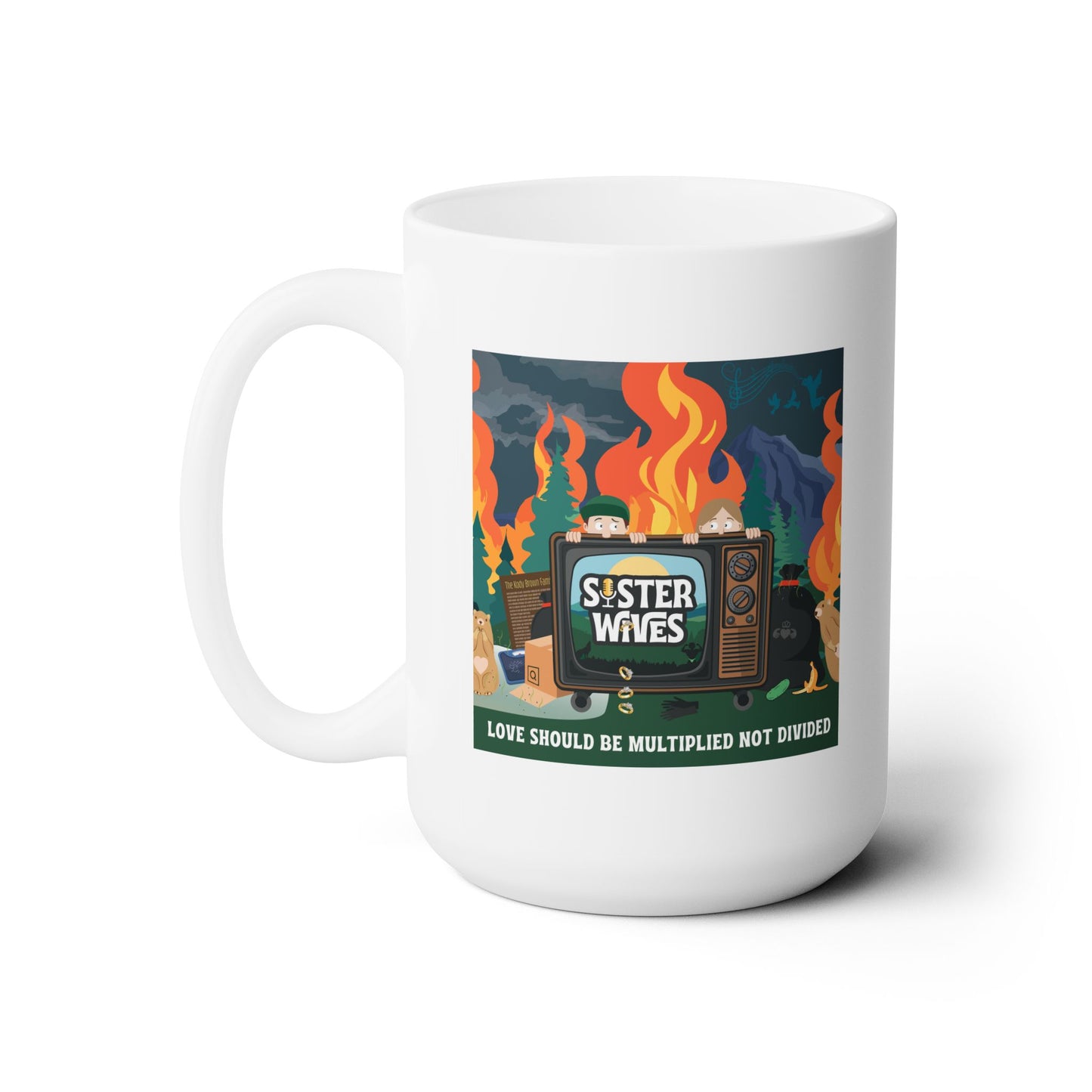 Sister Wives Pod Cover Art Logo Mug