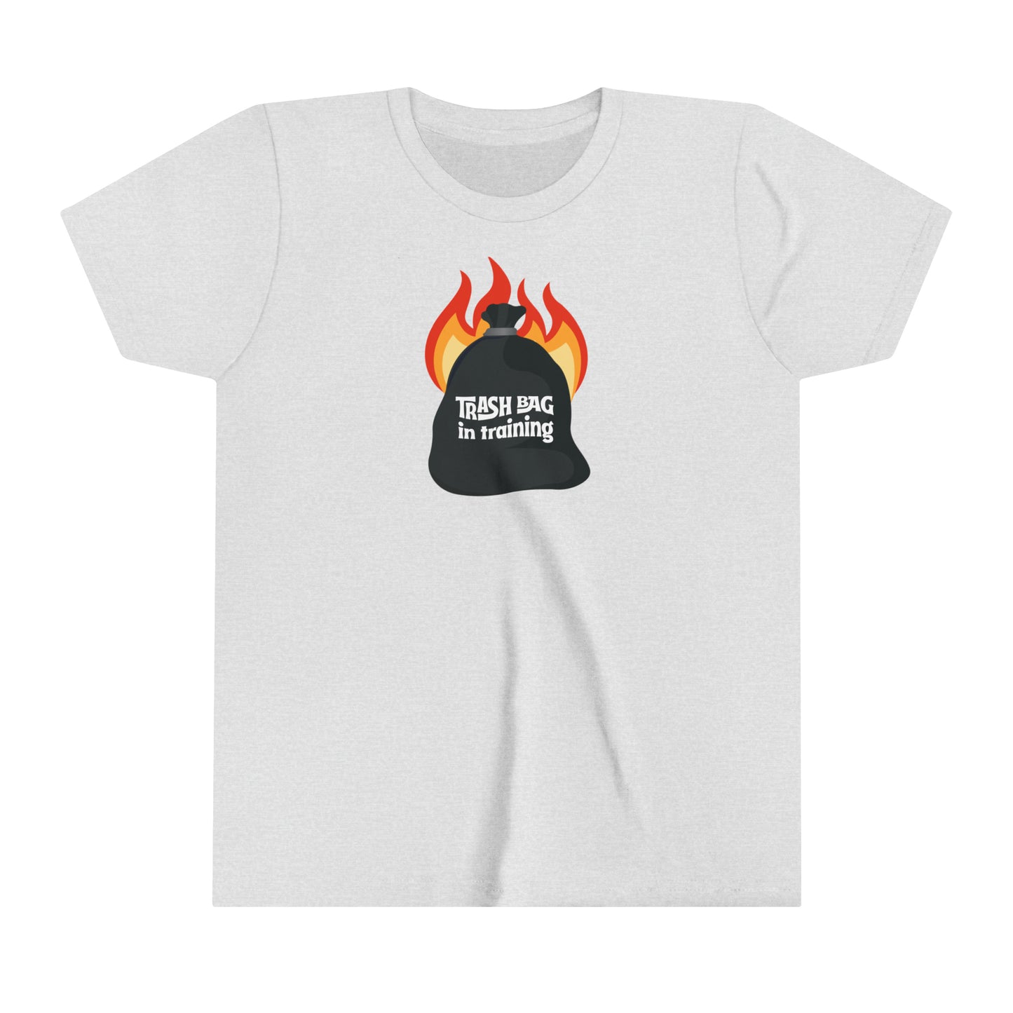 Trash Bag in Training Youth Short Sleeve T-Shirt