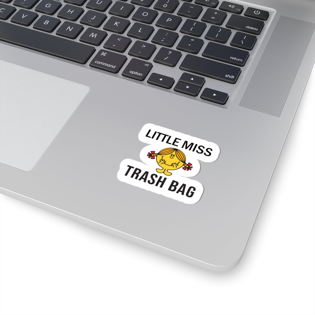 Little Miss Trash Bag Sticker