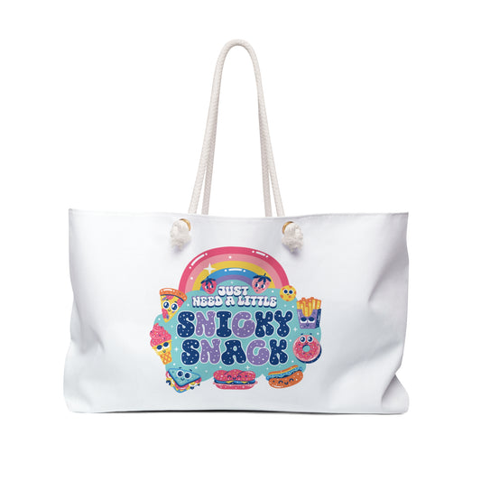 Just Need A Little Snicky Snack Weekender Bag