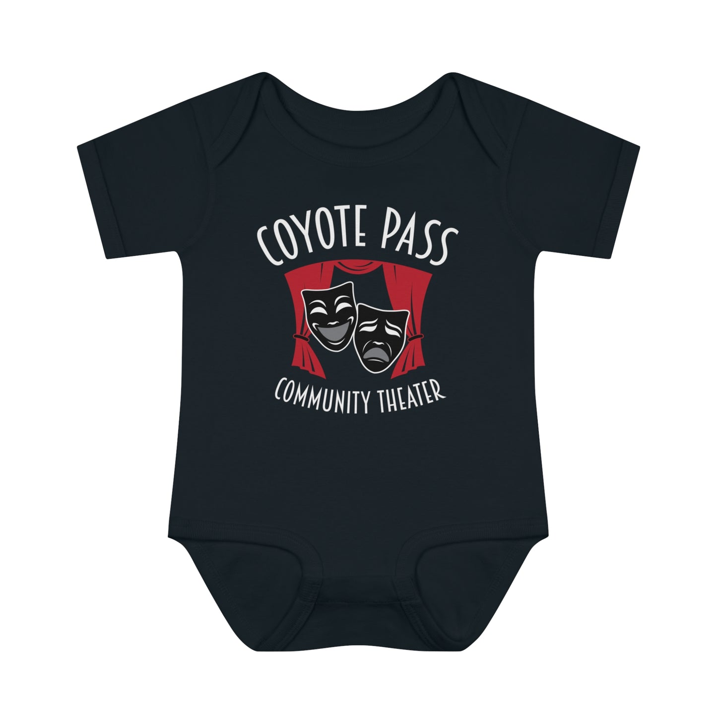 Coyote Pass Community Theater Baby Short Sleeve Bodysuit