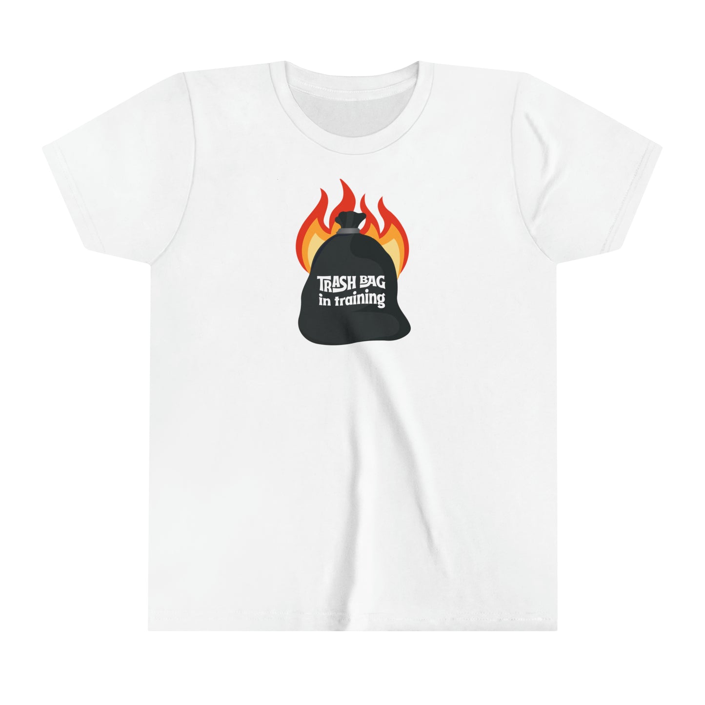 Trash Bag in Training Youth Short Sleeve T-Shirt